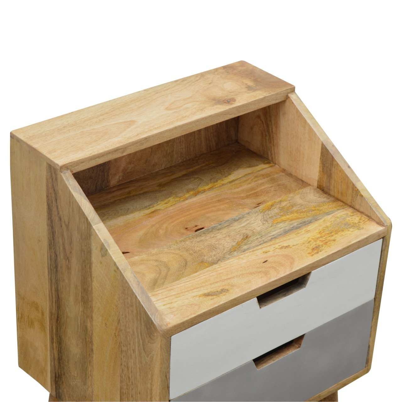 Szafka nocna Artisan IN666 – lite drewno mango, wykończenie jasne - Image 3
