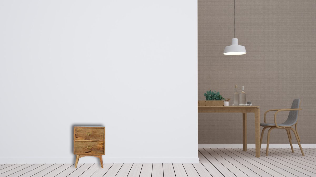 Szafka nocna z drewna o dębowym charakterze – dębowa, 44 cm - obrazek 10