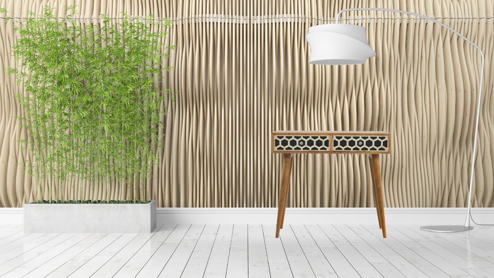 Stół z litego drewna mango – 85 cm — model IN319 - obrazek 10
