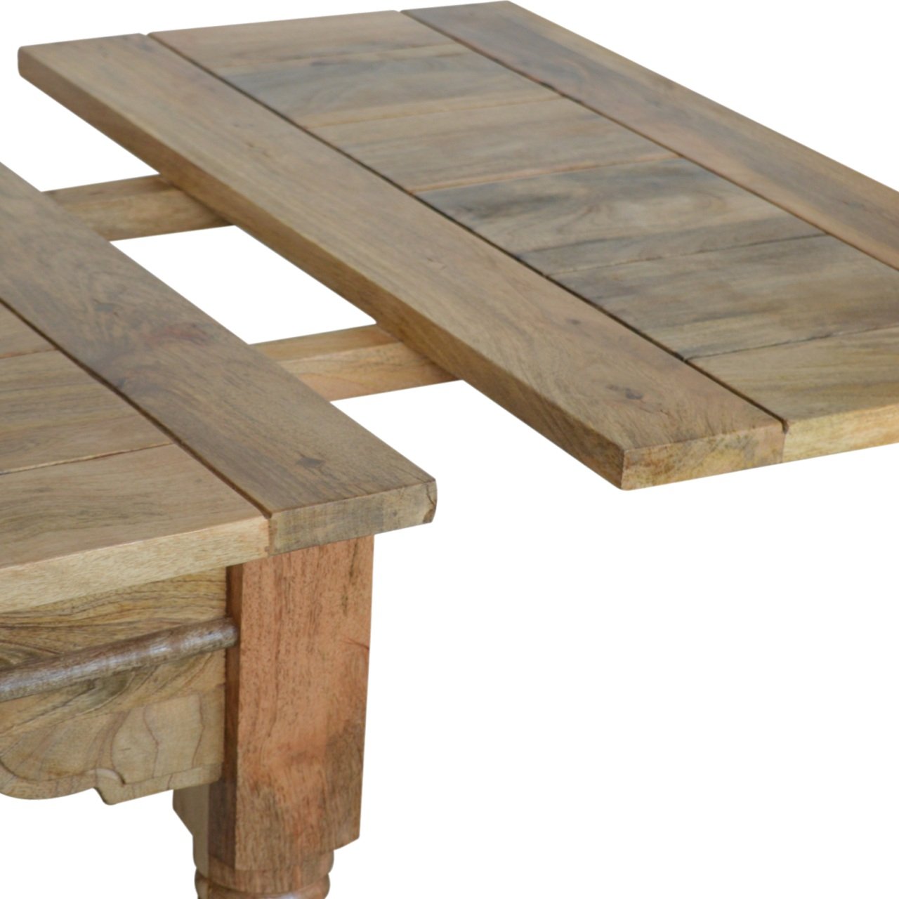 Stół Artisan ASB305 – lite drewno mango, wykończenie dębowe - Image 5