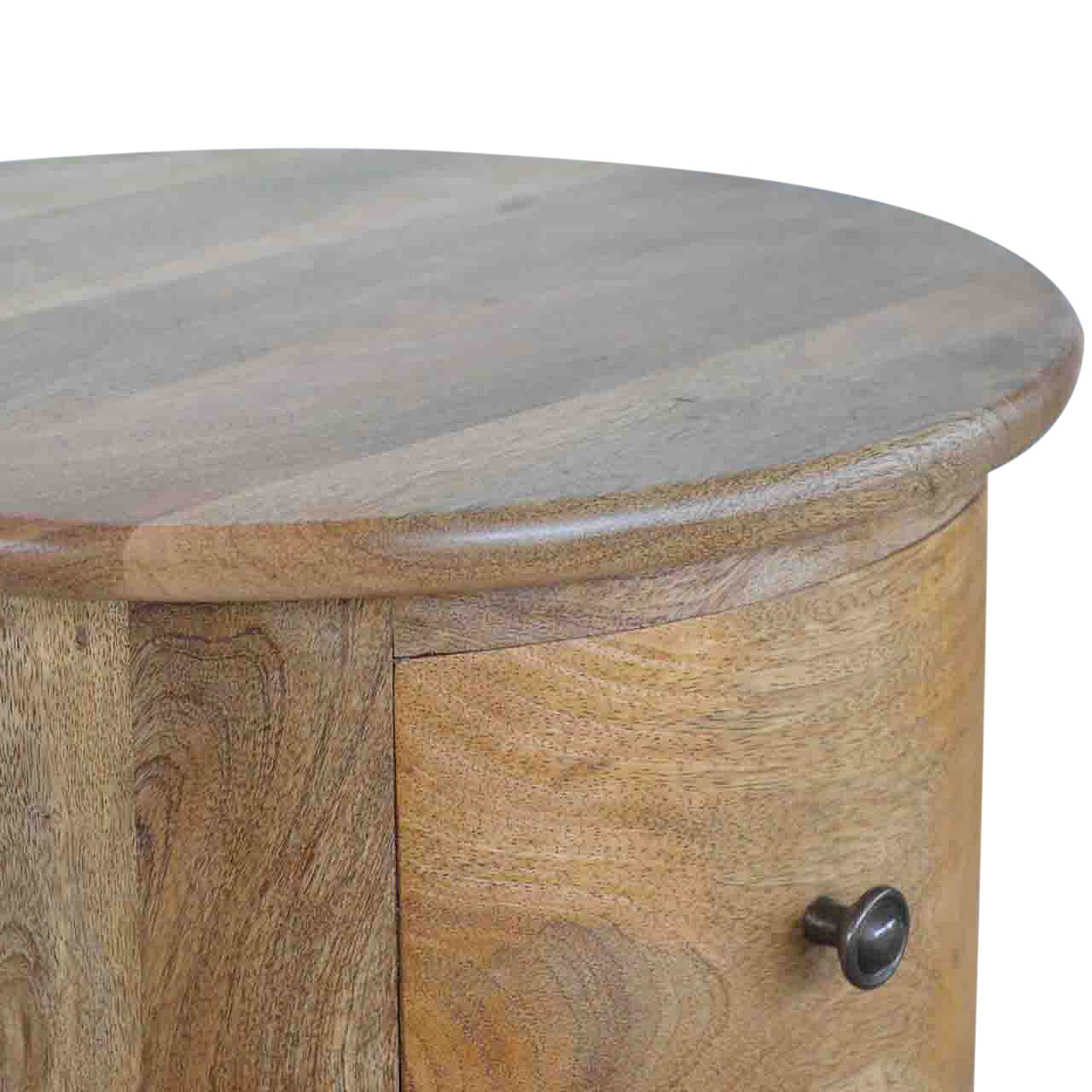 Komoda z litego drewna mango – dębowa, 40 cm - obrazek 9
