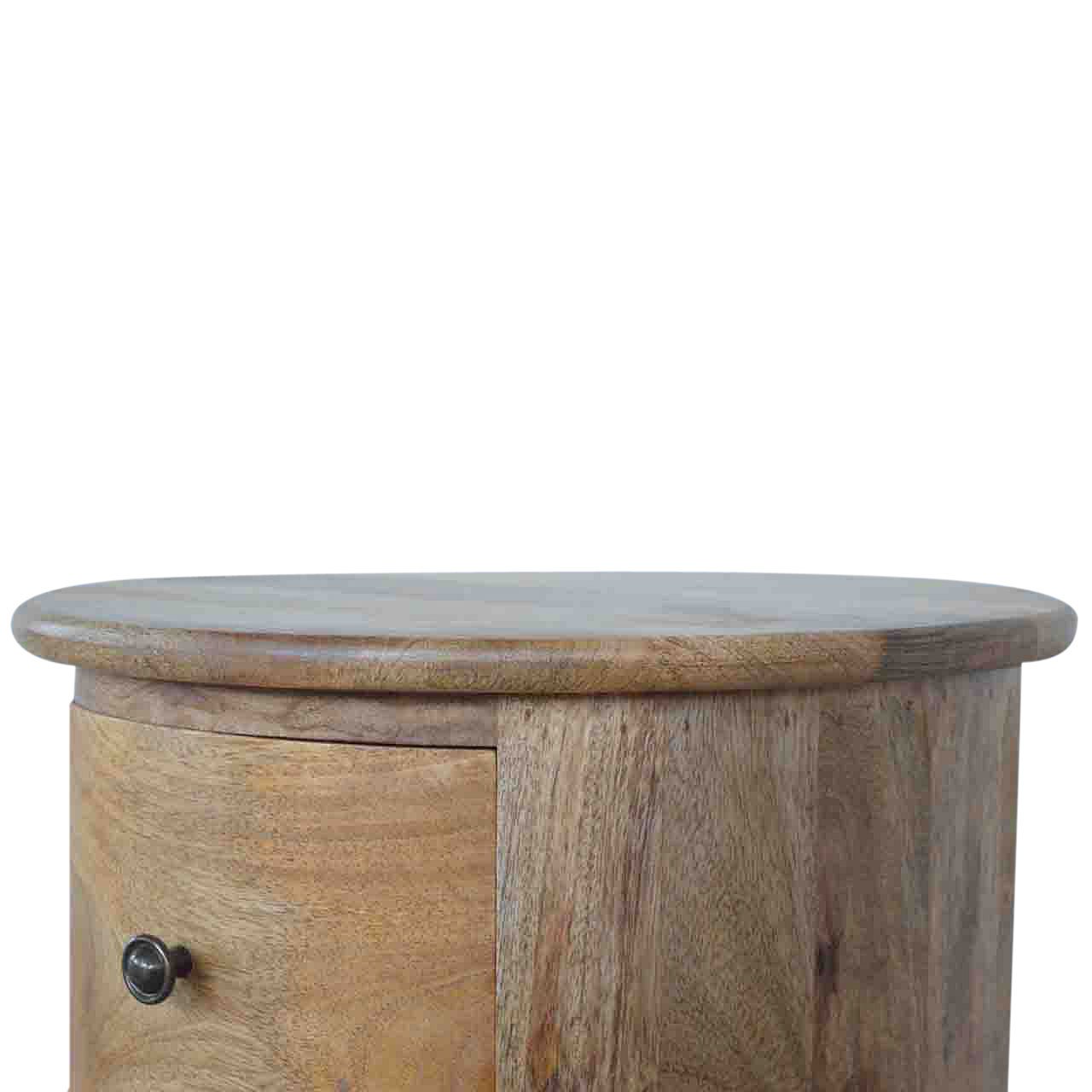 Komoda z litego drewna mango – dębowa, 40 cm - obrazek 7
