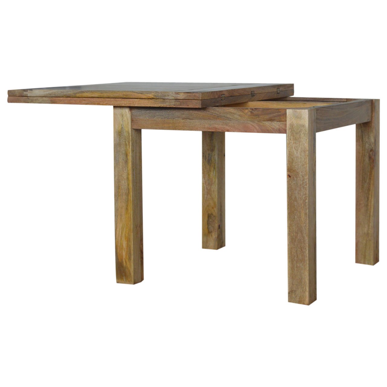 Stół Artisan IN021 – lite drewno mango, wykończenie dębowe - Image 6