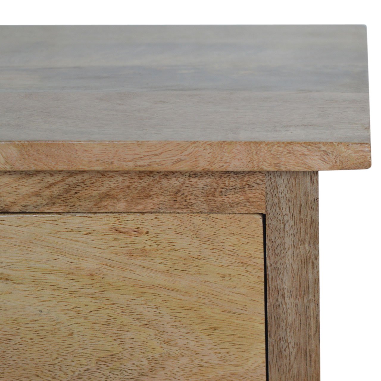 Szafka nocna Artisan IN049 – lite drewno mango, wykończenie dębowe - Image 3