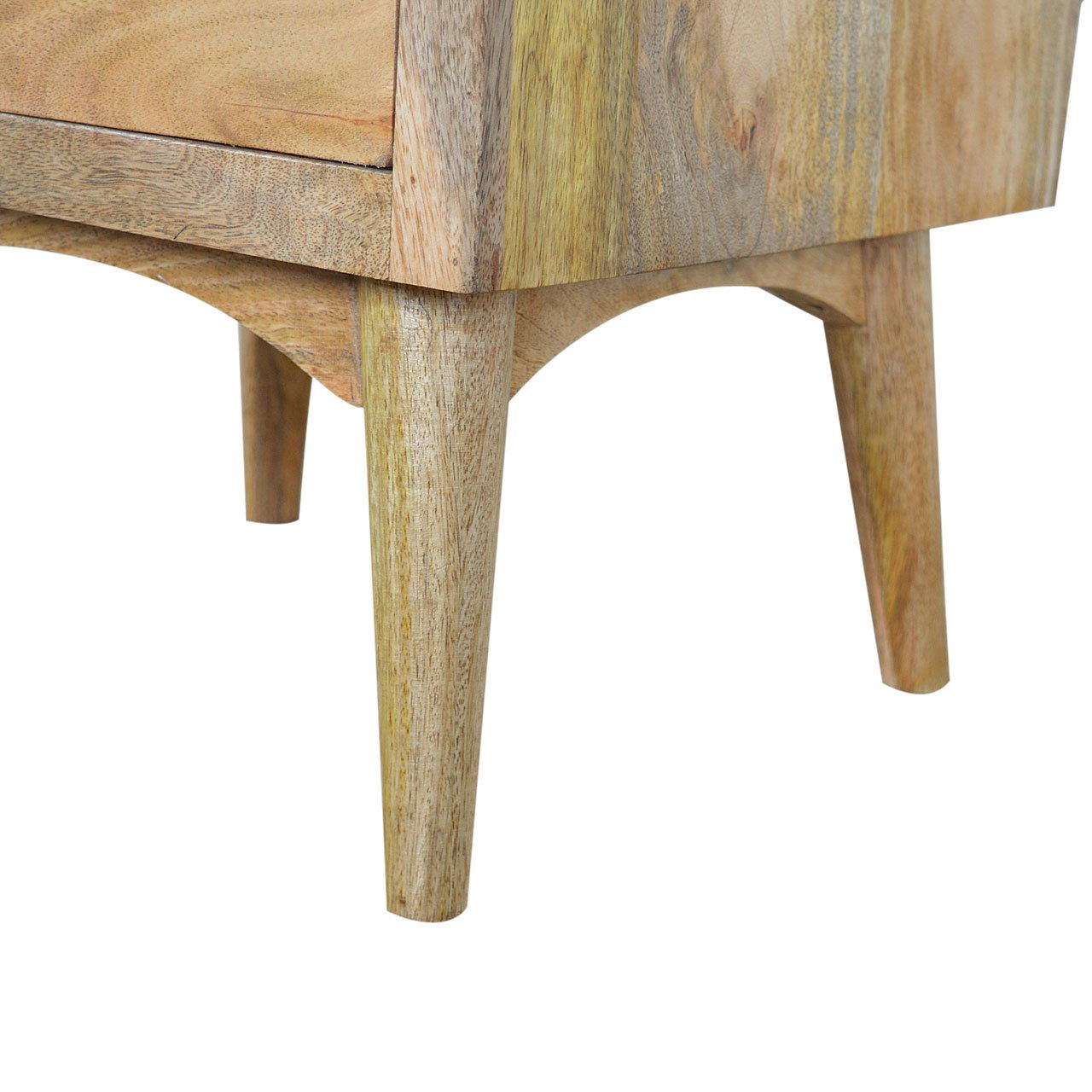 Szafka nocna Artisan IN049 – lite drewno mango, wykończenie dębowe - Image 5