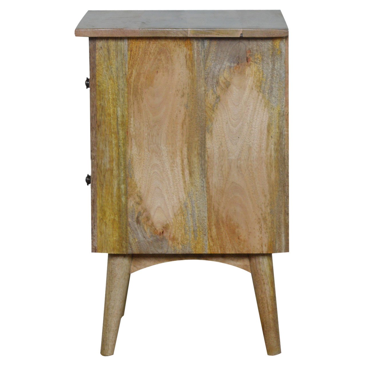 Szafka nocna Artisan IN049 – lite drewno mango, wykończenie dębowe - Image 6