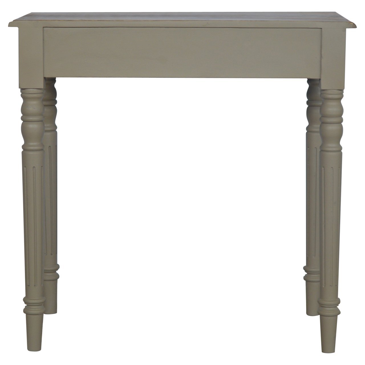 Biurko z litego drewna mango – dębowe, 80 cm — model IN123 - obrazek 8