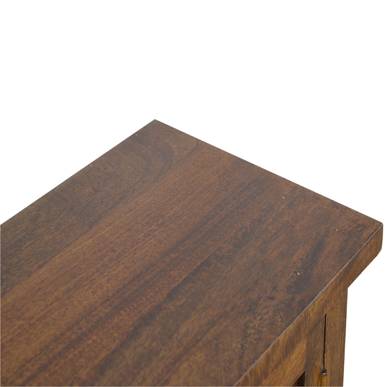 Szafka RTV Artisan IN2012 – lite drewno mango, wykończenie orzechowe - obrazek 5