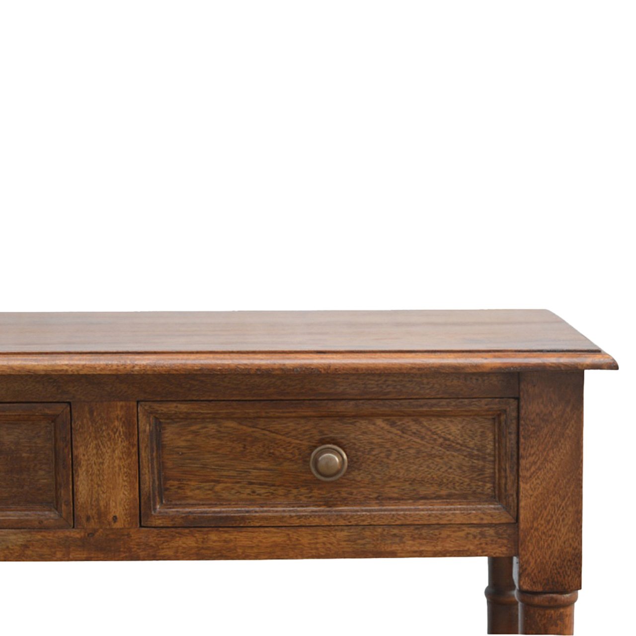 Stół z litego drewna mango – orzechowy, 150 cm - Image 4