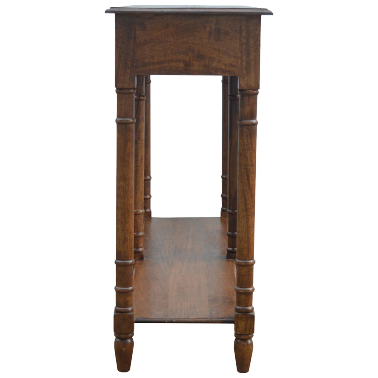 Stół z litego drewna mango – orzechowy, 150 cm - Image 7