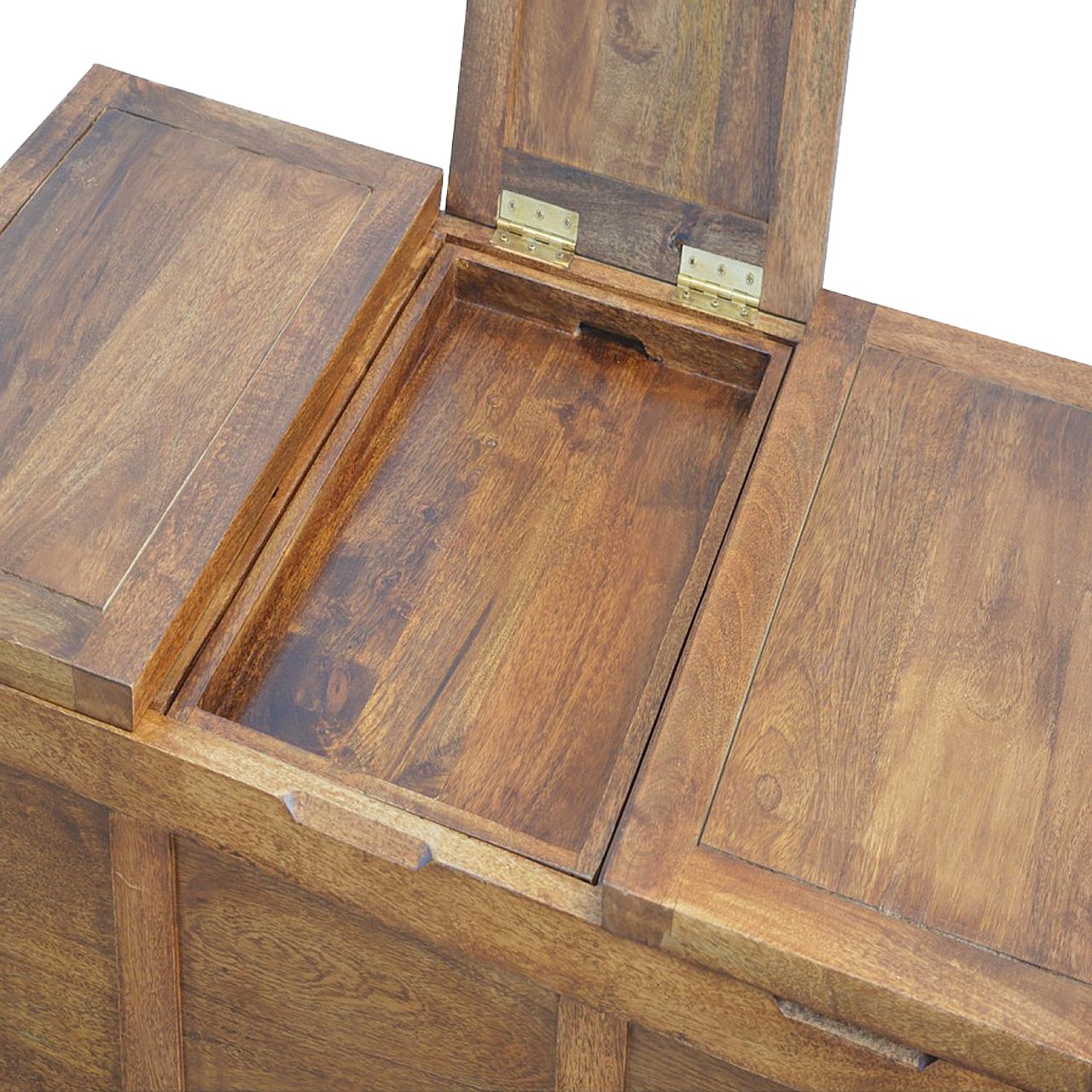 Mebel Artisan Artisan IN2090 – lite drewno mango, wykończenie kasztanowe - obrazek 3