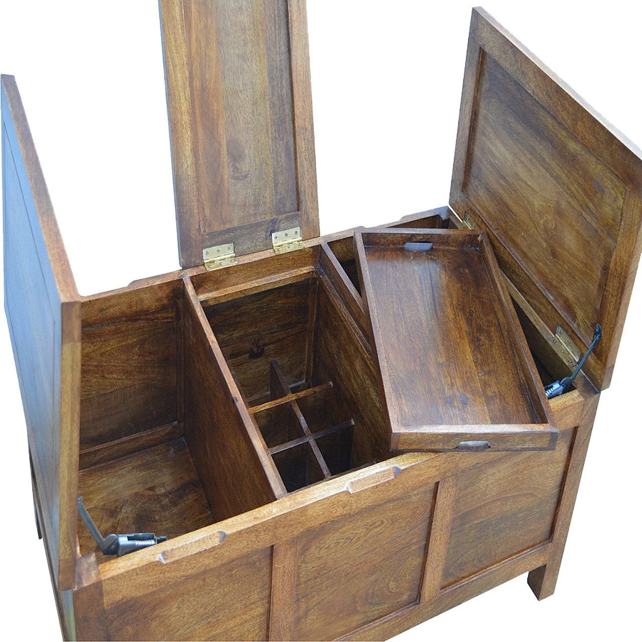 Mebel Artisan Artisan IN2090 – lite drewno mango, wykończenie kasztanowe - obrazek 5