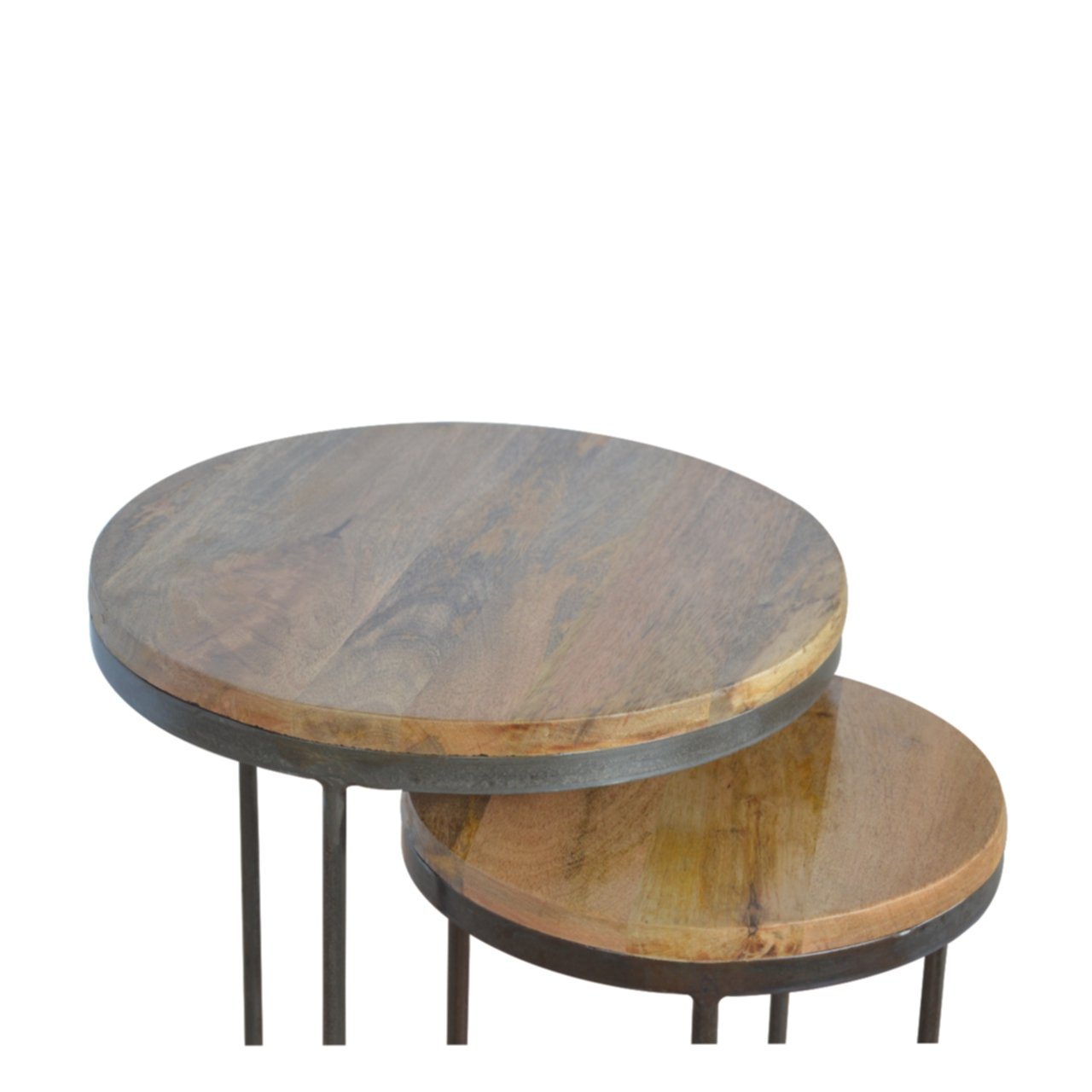 Mebel Artisan Artisan IN224 – lite drewno mango, wykończenie dębowe - obrazek 3