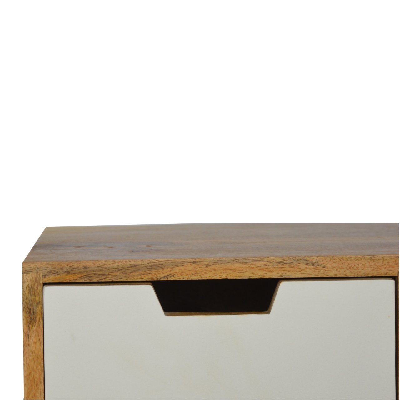 Szafka RTV Artisan IN025 – lite drewno mango, wykończenie dębowe - Image 6