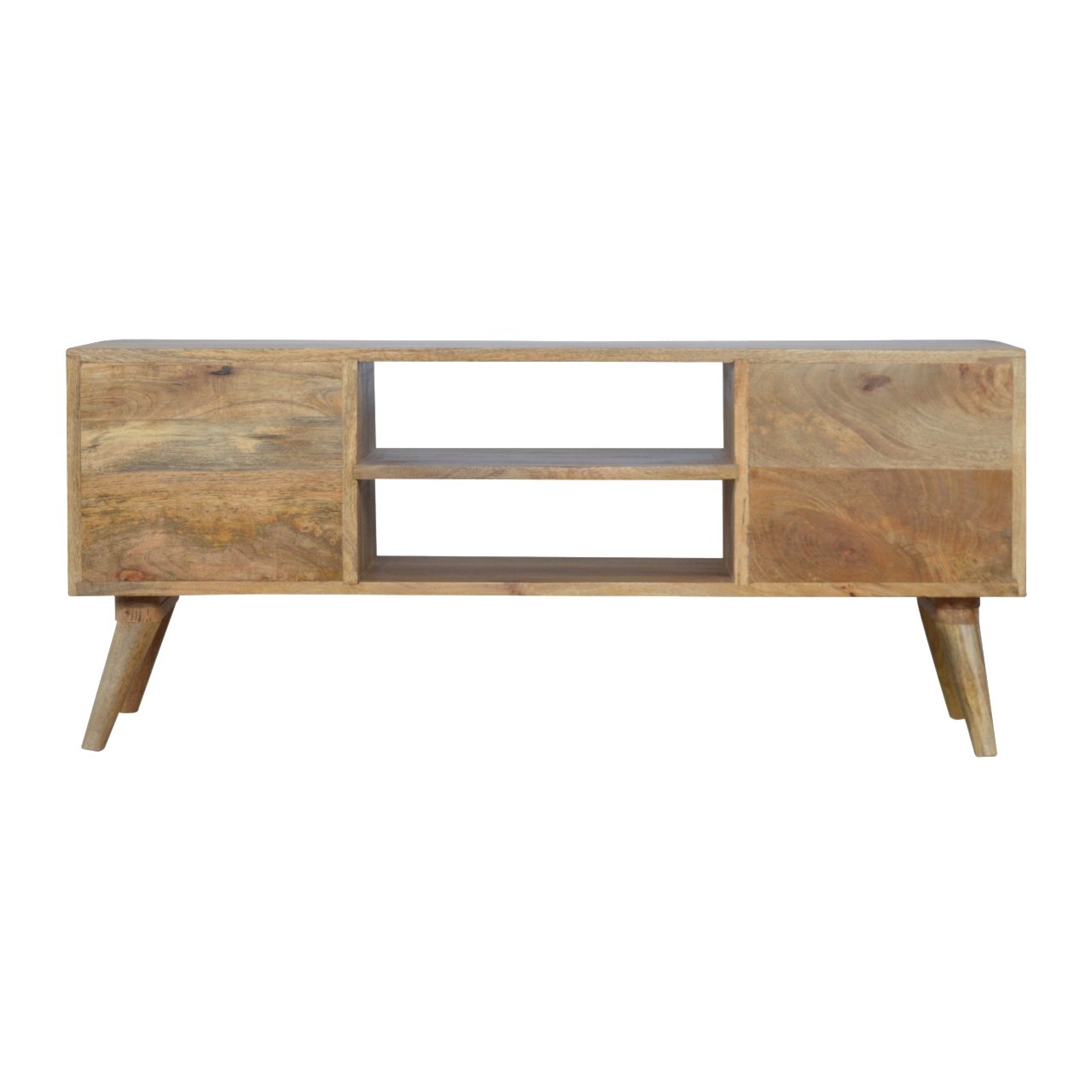 Szafka RTV Artisan IN025 – lite drewno mango, wykończenie dębowe - Image 7