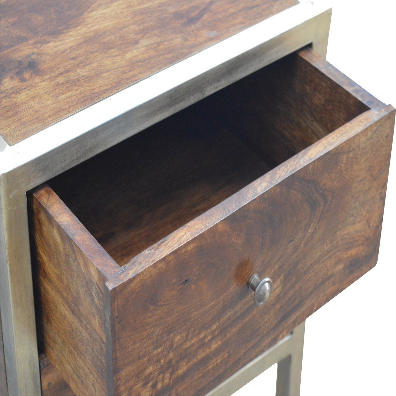 Szafka nocna Artisan IN264 – naturalne materiały dobrane przez Artisan, wykończenie kasztanowe - Image 5