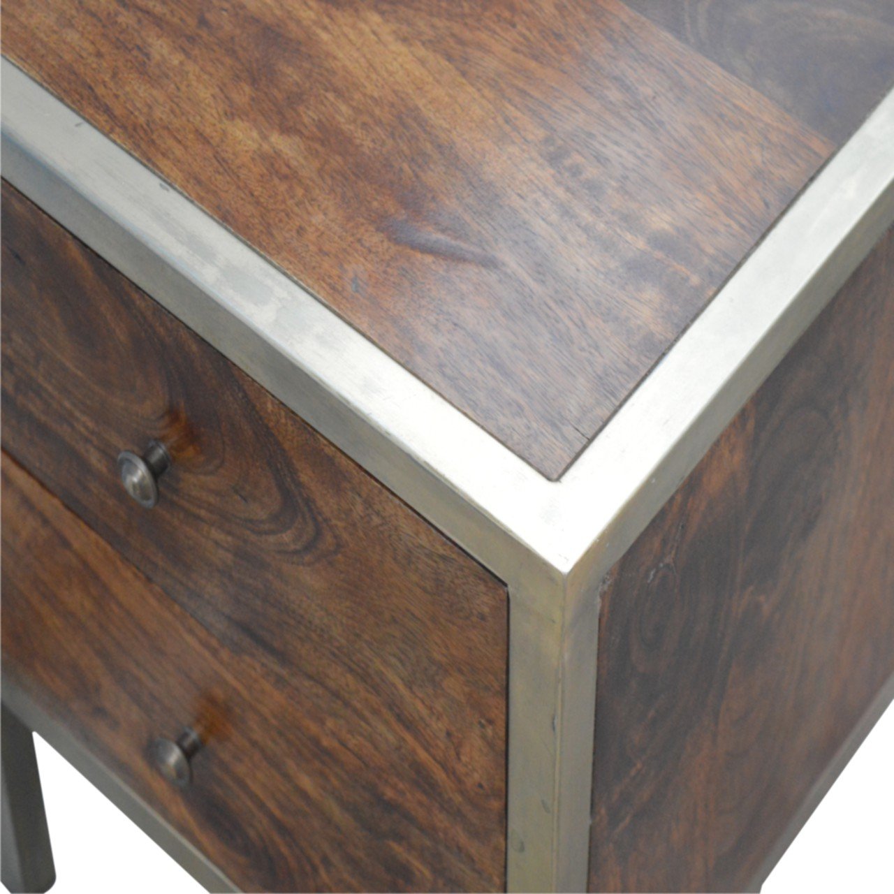 Szafka nocna Artisan IN264 – naturalne materiały dobrane przez Artisan, wykończenie kasztanowe - Image 4