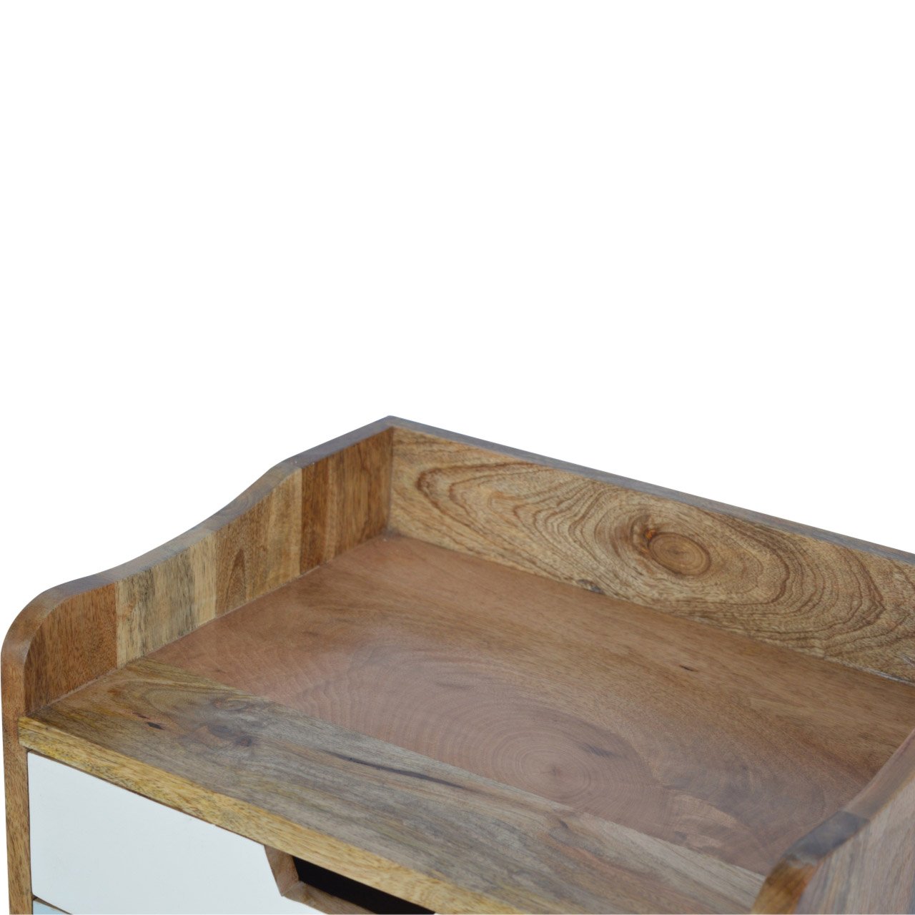 Szafka nocna z litego drewna mango – jasna, 45 cm — model IN275 - Image 3