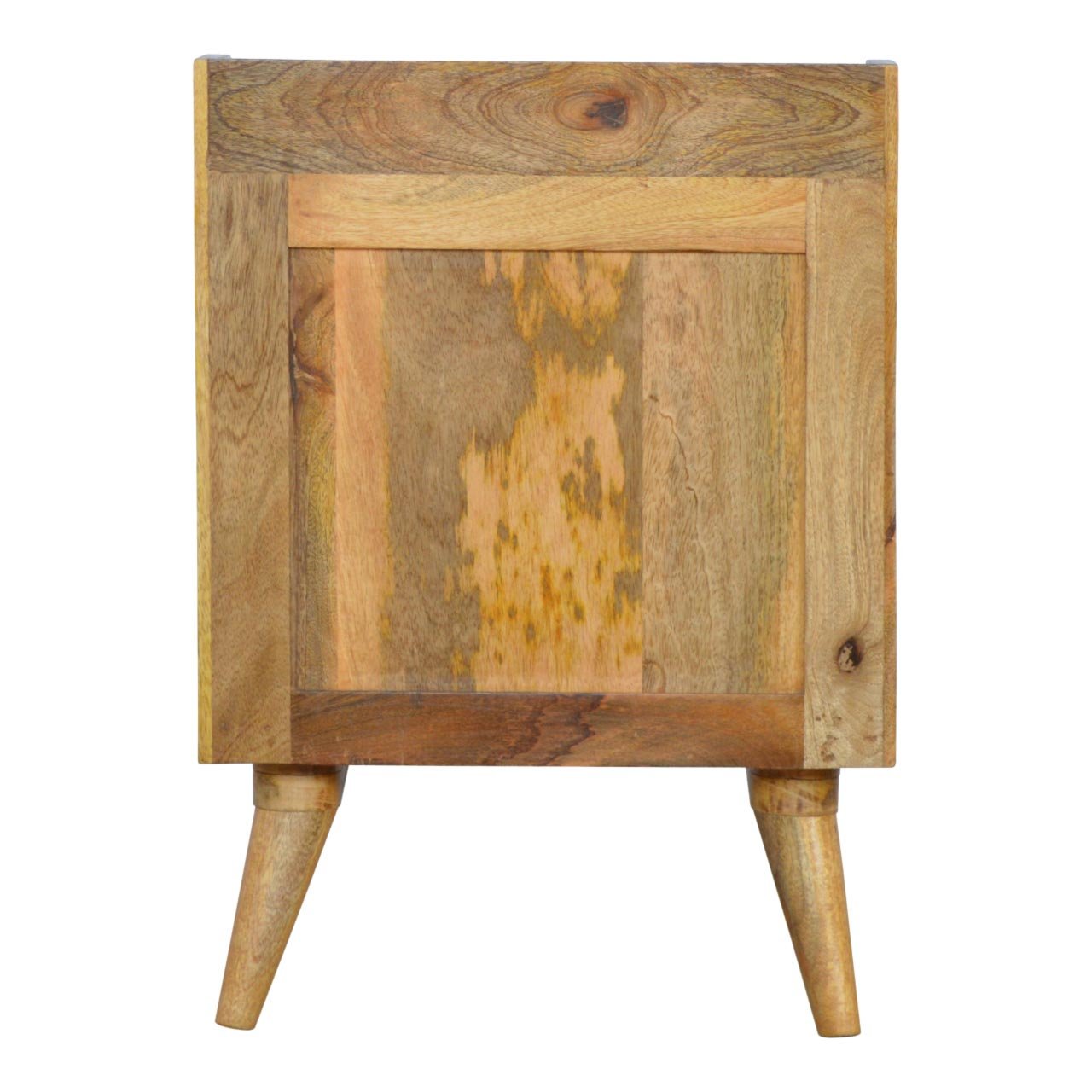 Szafka nocna z litego drewna mango – jasna, 45 cm — model IN275 - Image 8