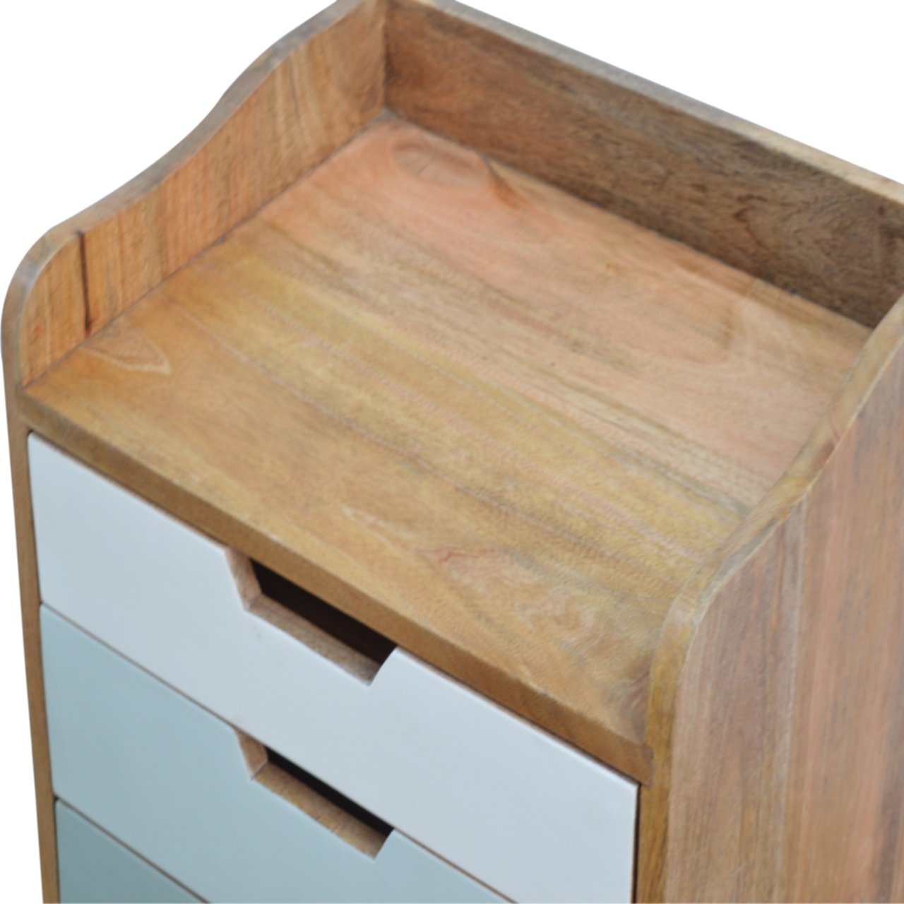 Szafka nocna Artisan IN277 – lite drewno mango, wykończenie dębowe - Image 5