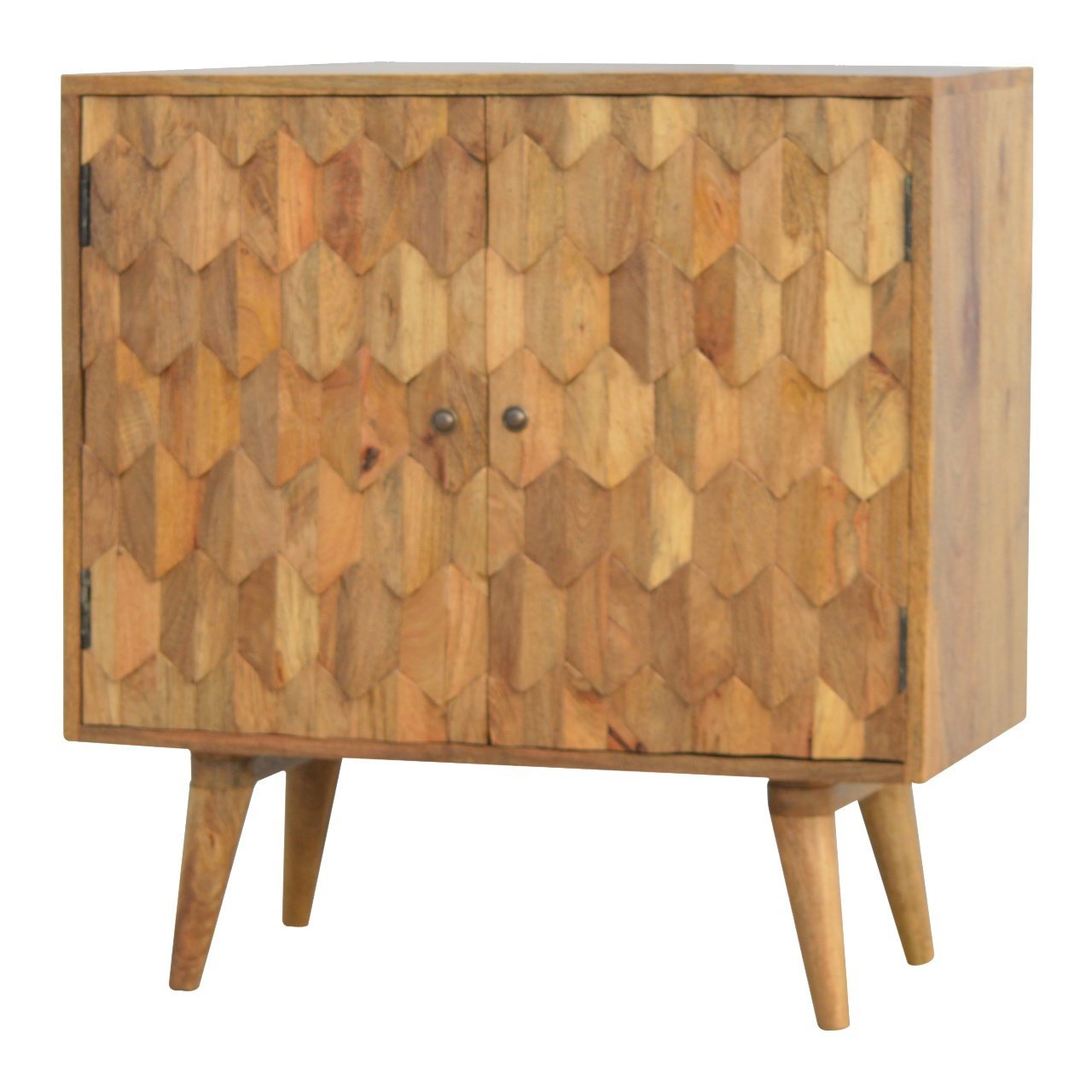 Szafka Artisan IN305 – lite drewno mango, wykończenie dębowe - Image 3