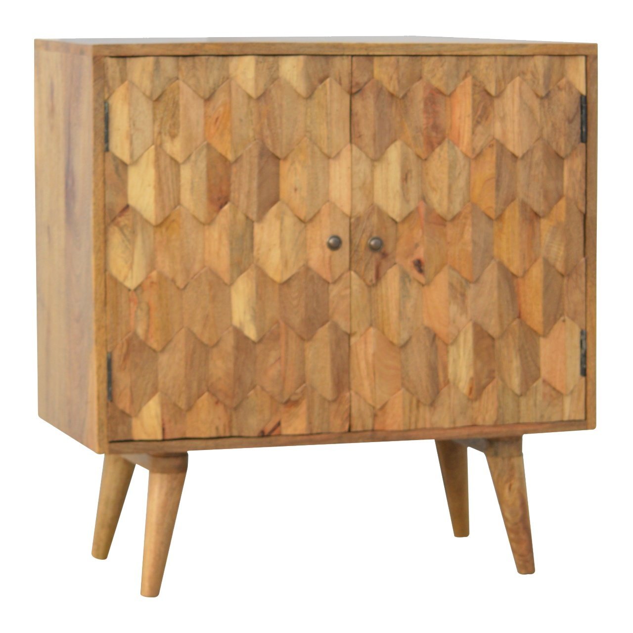 Szafka Artisan IN305 – lite drewno mango, wykończenie dębowe - Image 2