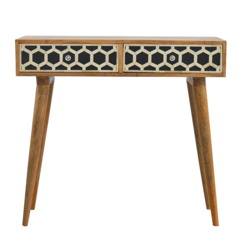 Stół z litego drewna mango – 85 cm — model IN319 - obrazek 9