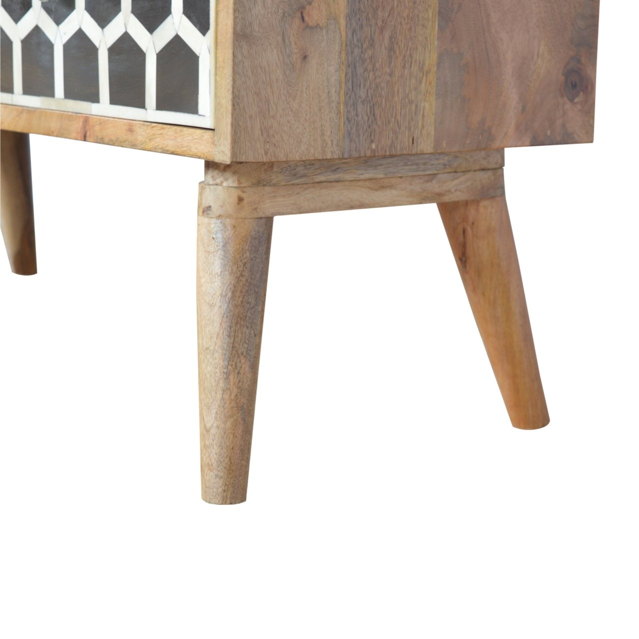 Komoda z litego drewna mango – dębowa, 92 cm - Image 5