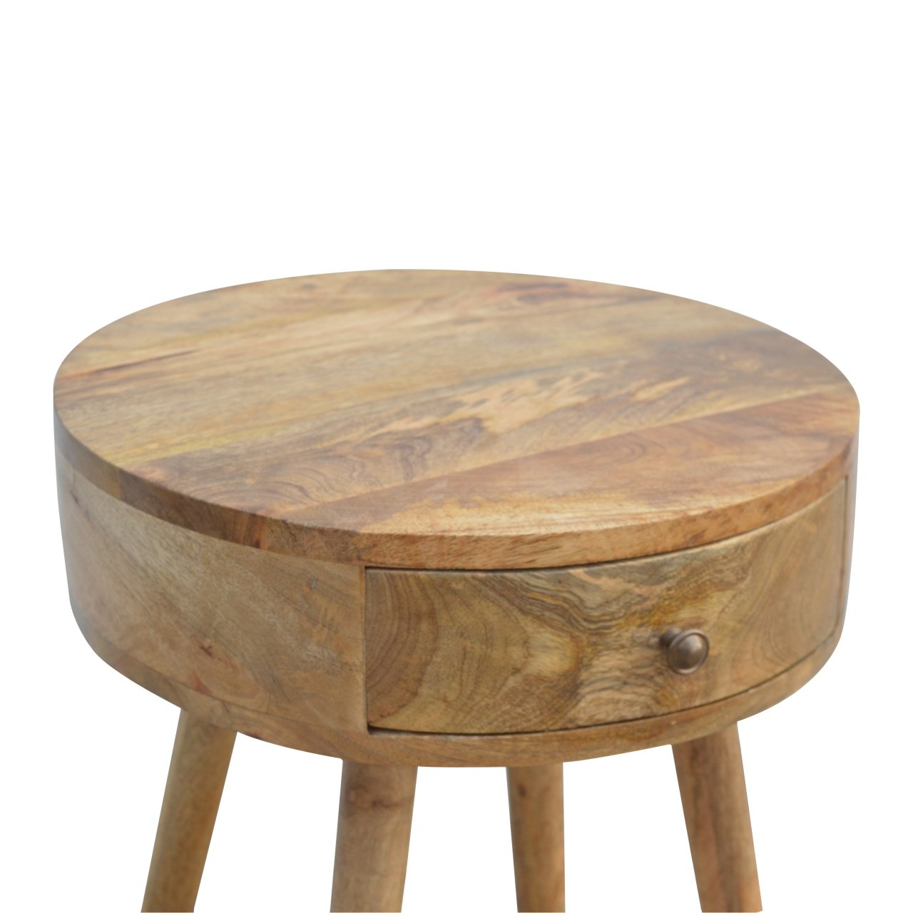 Szafka nocna Artisan IN323 – lite drewno mango, wykończenie rzemieślnicze - Image 3