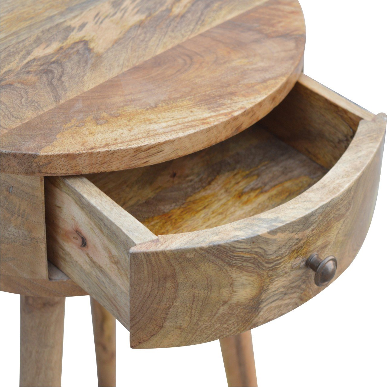 Szafka nocna Artisan IN323 – lite drewno mango, wykończenie rzemieślnicze - Image 6