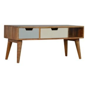 Szafka RTV Artisan IN324 – lite drewno mango, wykończenie jasne