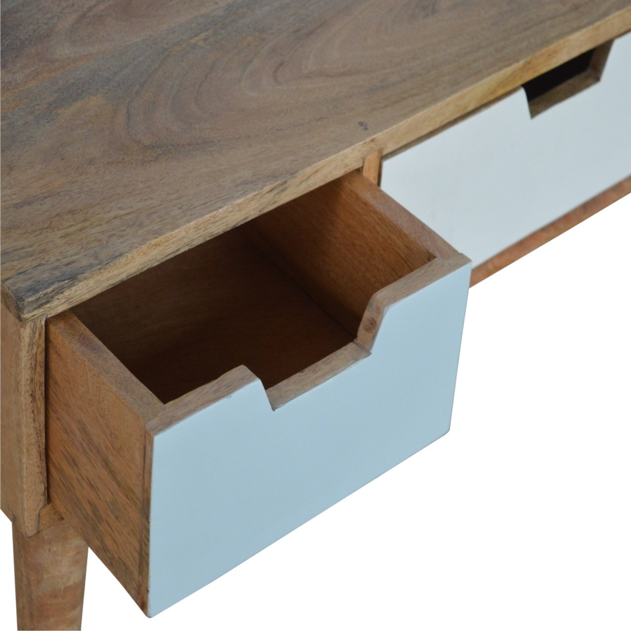 Szafka RTV Artisan IN324 – lite drewno mango, wykończenie jasne - obrazek 3