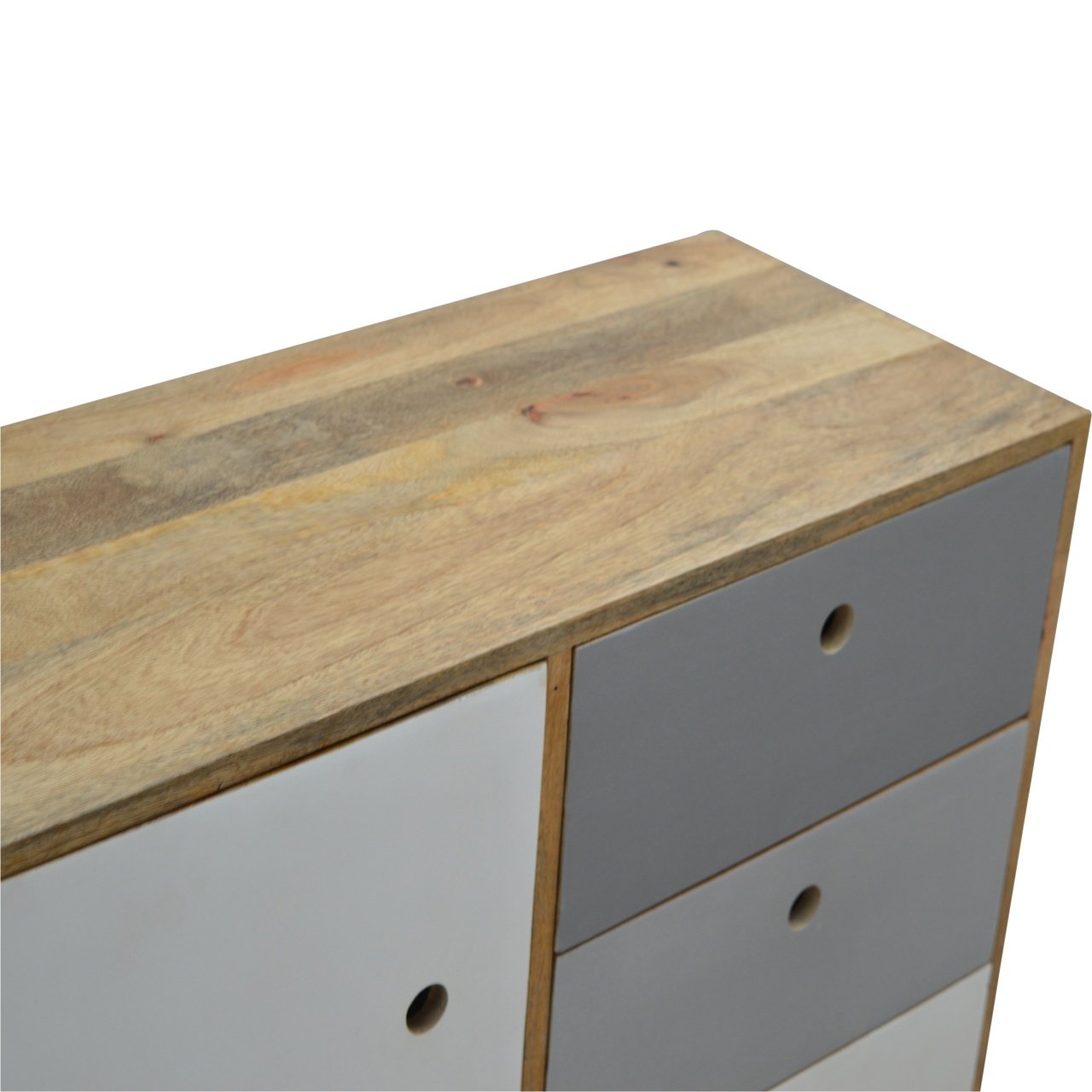 Szafka Artisan IN331 – lite drewno mango, wykończenie dębowe - Image 3