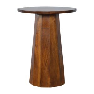 Stolik kawowy Artisan IN351 – lite drewno mango, wykończenie kasztanowe