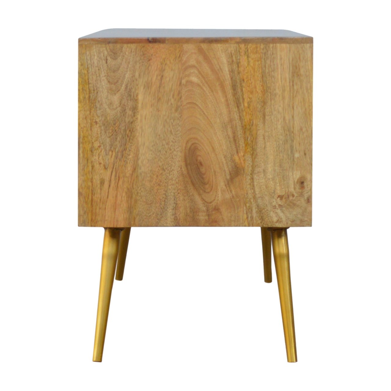 Szafka RTV Artisan IN373 – lite drewno mango, wykończenie dębowe - Image 7