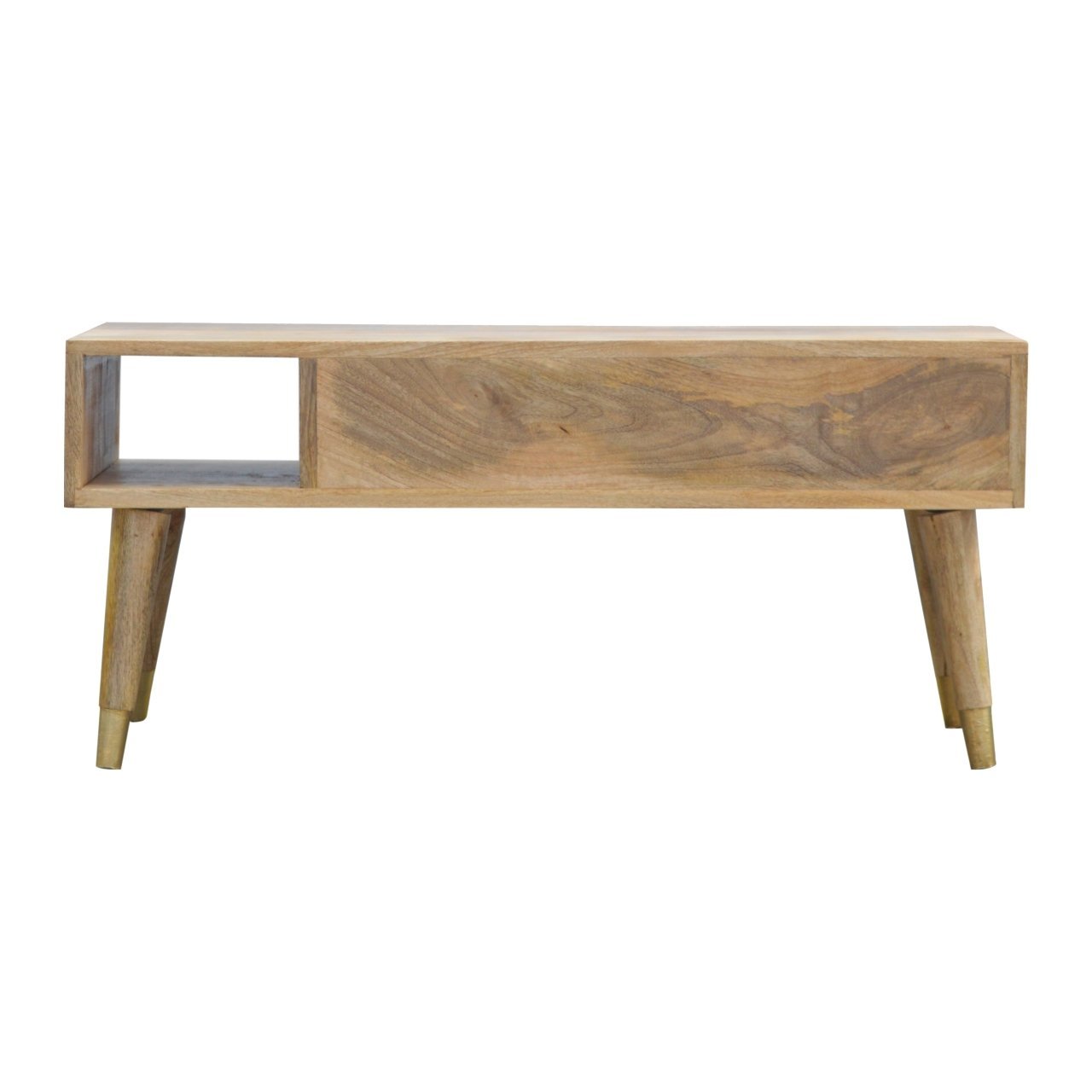 Szafka RTV Artisan IN394 – lite drewno mango, wykończenie dębowe - Image 8