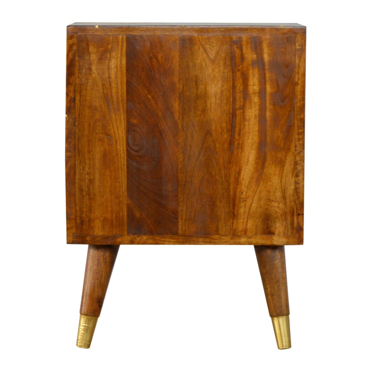 Szafka nocna Artisan IN430 – lite drewno mango, wykończenie kasztanowe - Image 8