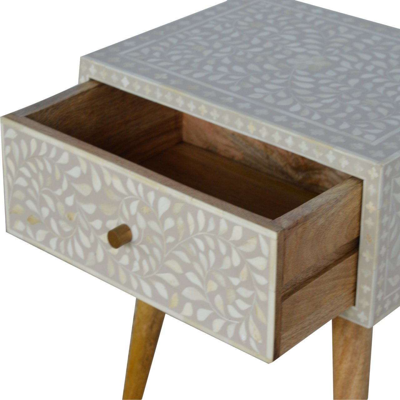 Szafka nocna Artisan IN450 – lite drewno mango, wykończenie rzemieślnicze - Image 5