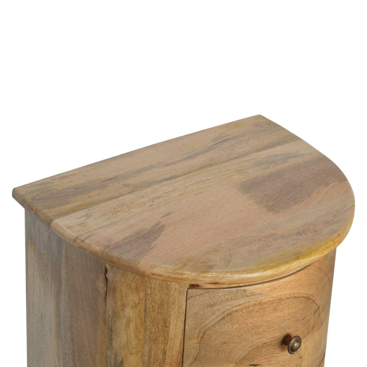 Komoda z litego drewna mango – dębowa, 40 cm - obrazek 2