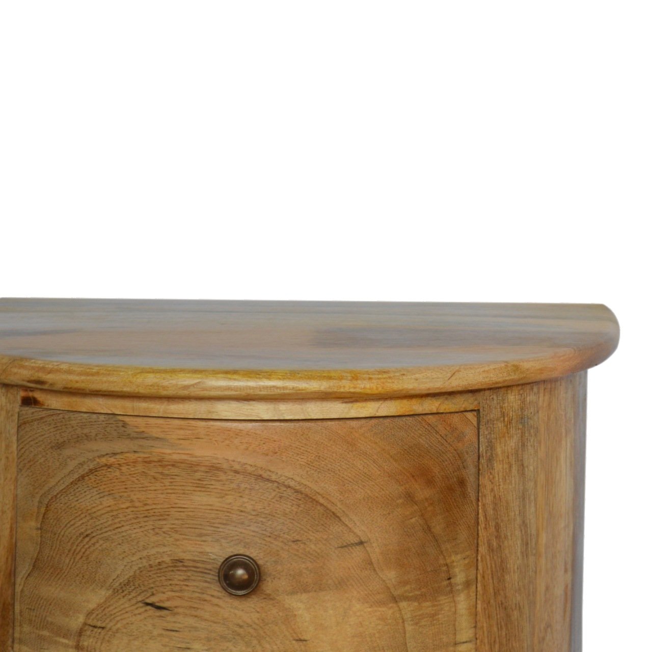 Komoda z litego drewna mango – dębowa, 40 cm - obrazek 4