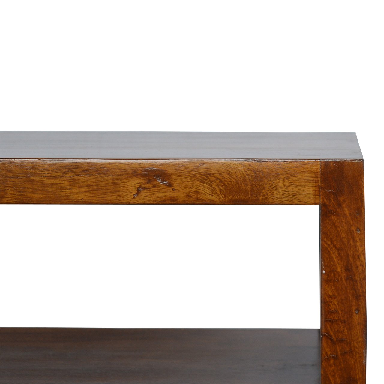 Szafka RTV Artisan IN509 – lite drewno mango, wykończenie kasztanowe - obrazek 6