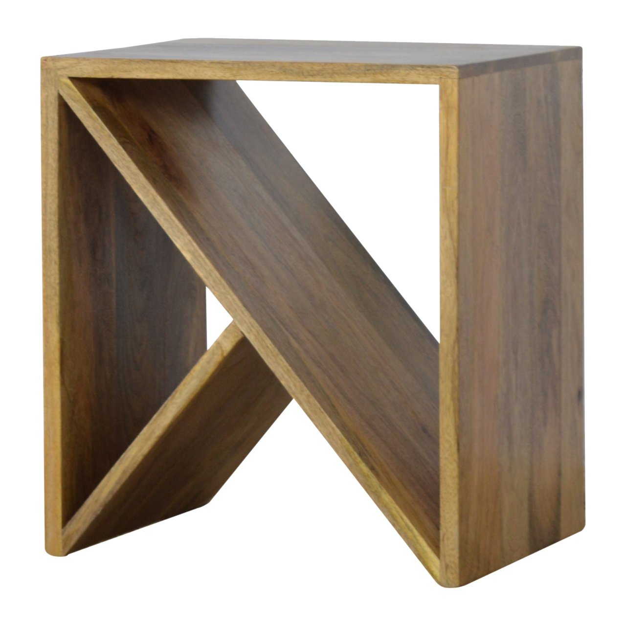 Stolik kawowy Artisan IN536 – lite drewno mango, wykończenie dębowe - Image 2