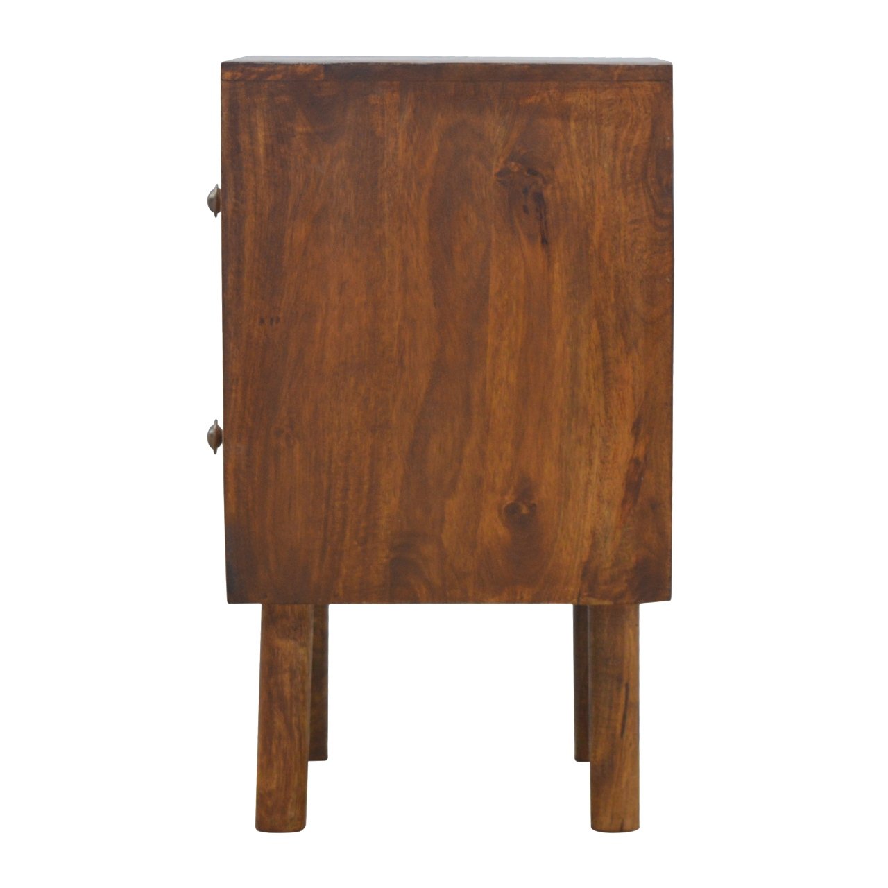 Szafka nocna Artisan IN544 – lite drewno mango, wykończenie kasztanowe - Image 7
