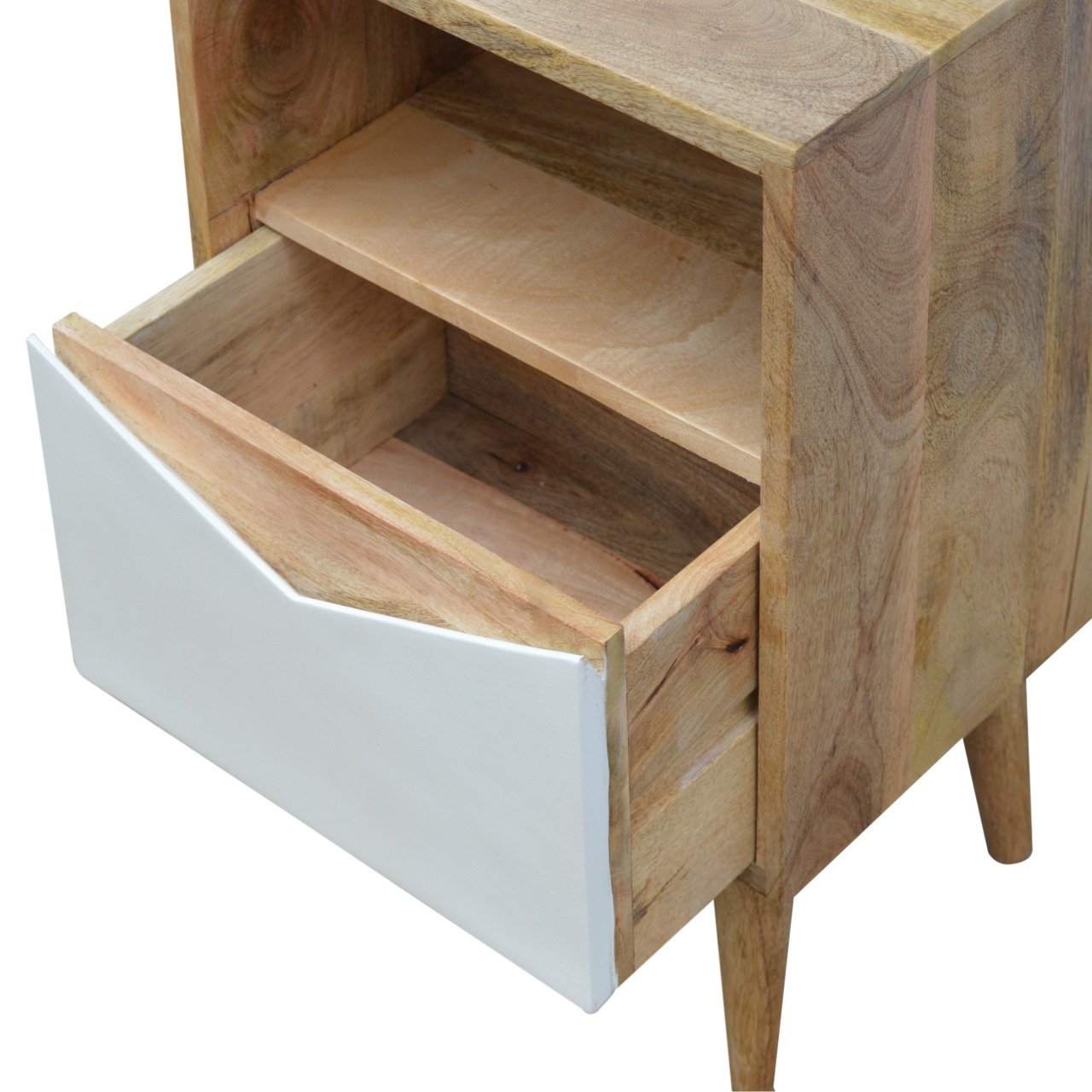 Szafka nocna Artisan IN676 – lite drewno mango, wykończenie jasne - Image 5