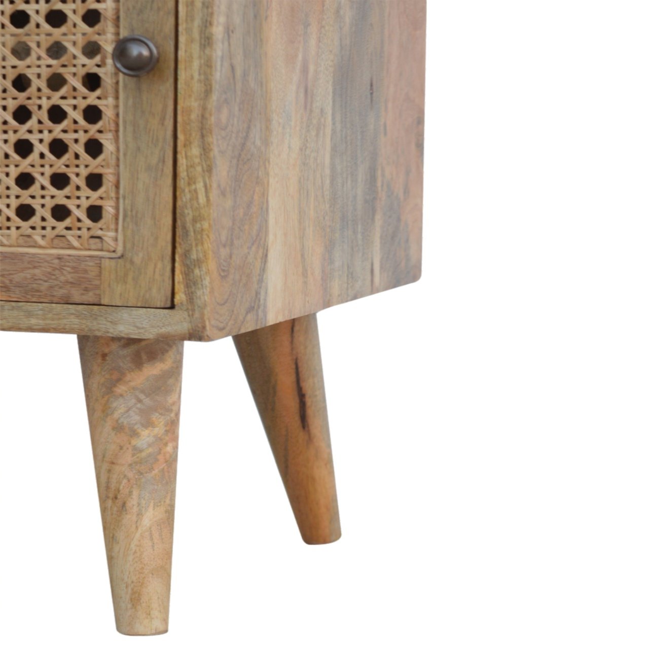 Szafka nocna Artisan IN677 – lite drewno mango, wykończenie dębowe - Image 6