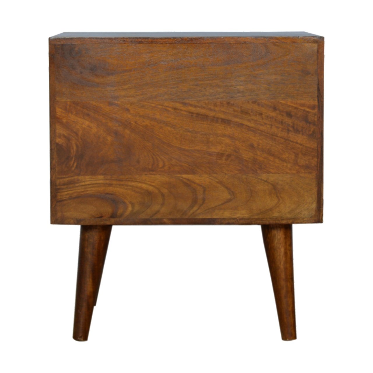 Szafka nocna z naturalnych materiałów – kasztanowa, 44 cm - obrazek 8