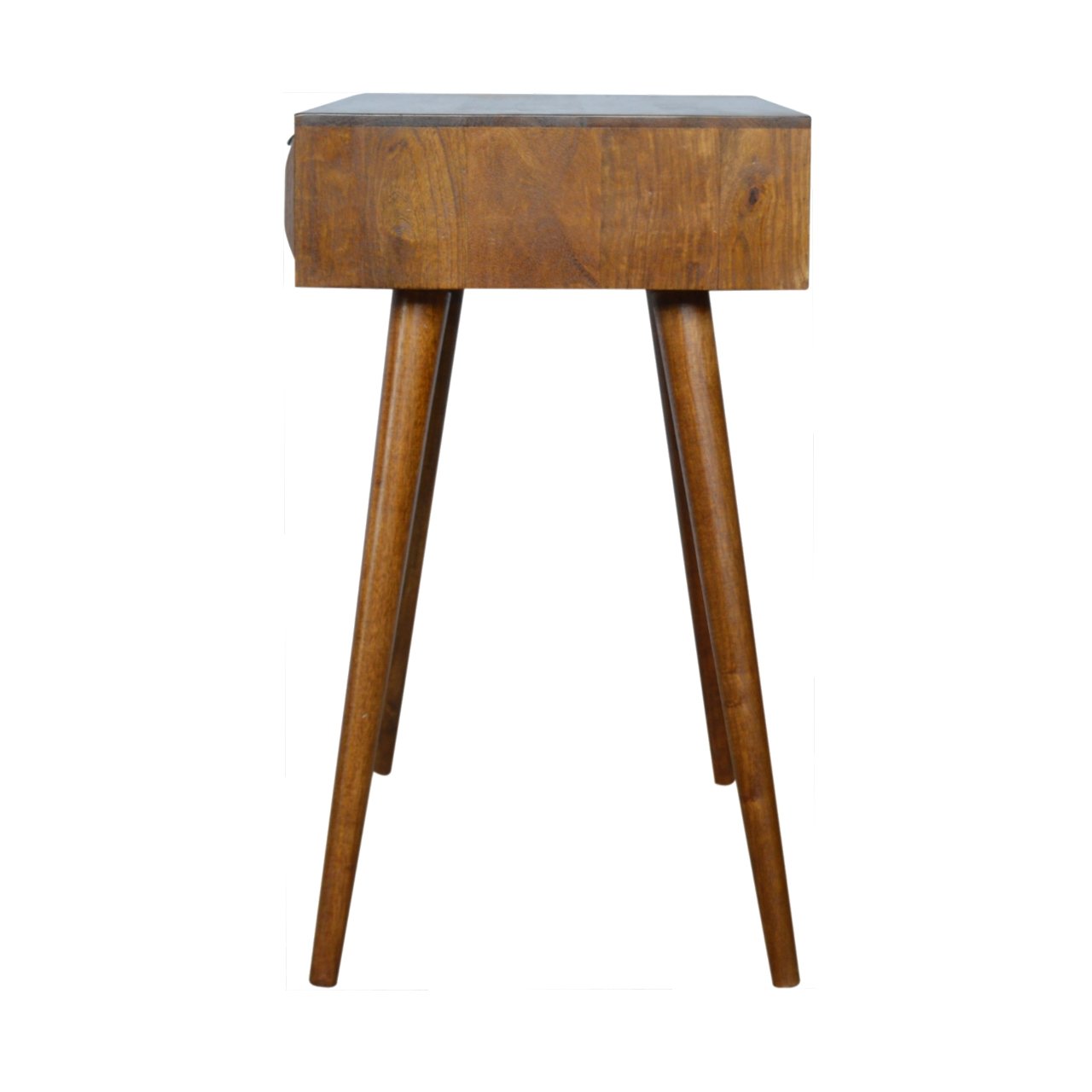Biurko z naturalnych materiałów – kasztanowe, 88 cm - Image 7