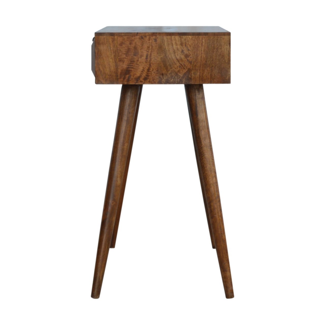 Stół z litego drewna mango – kasztanowy, 88 cm - obrazek 6
