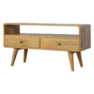 Szafka RTV Artisan IN712 – lite drewno mango, wykończenie dębowe