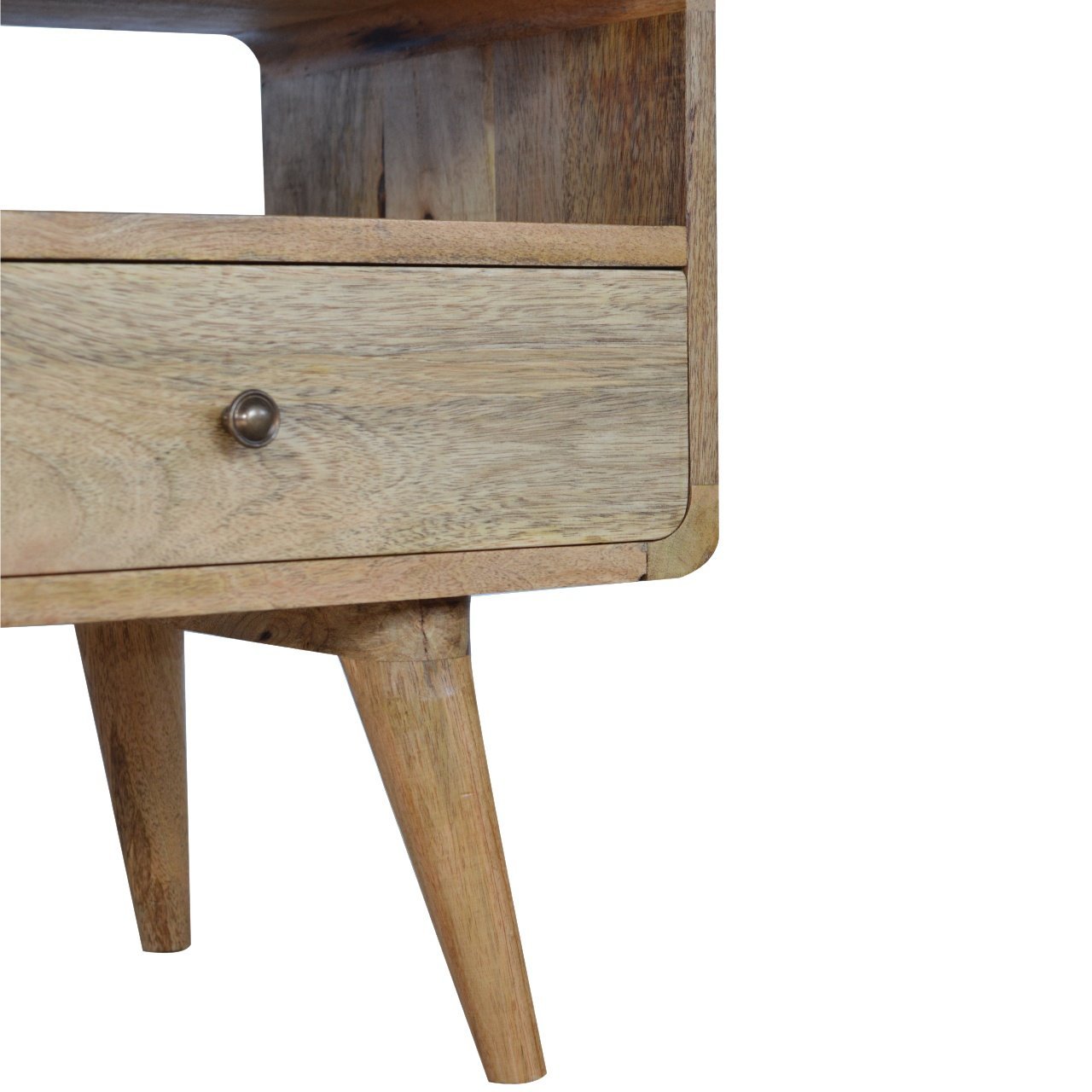 Szafka RTV Artisan IN712 – lite drewno mango, wykończenie dębowe - obrazek 6